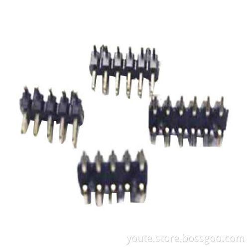 180 Degrees SMT Pin Header Connectors, 2.0mm Pitch, 500V AC/Minute Stand Voltage